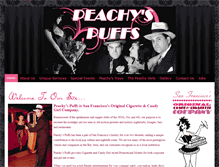 Tablet Screenshot of peachyspuffs.com